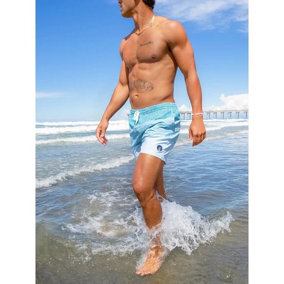 Chubbies Swim Trunks with Boxer Brief Liner The Whale Sharks Quick-Dry 5.5" - Picture 8 of 8